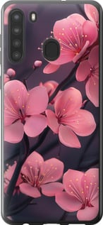 Чехол Пурпурная сакура для Samsung Galaxy A21