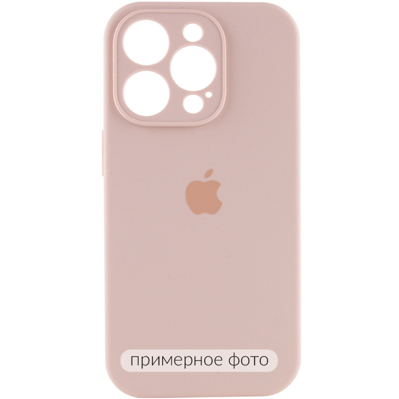 Чохол Silicone Case Full Camera Protective (AA) на Apple iPhone 16 Plus (6.7") (Рожевий / Pink Sand)