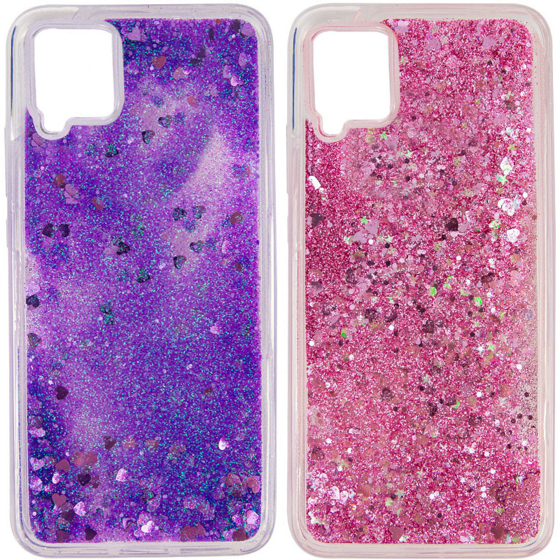 TPU чехол Liquid hearts для Samsung Galaxy A22 4G / M32