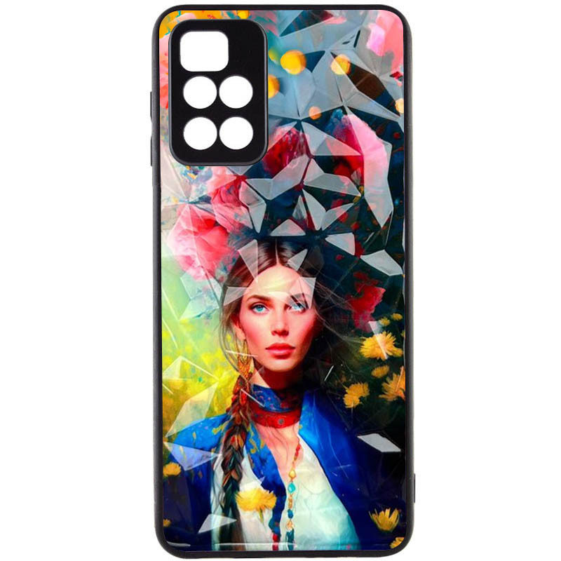 TPU+PC чехол Prisma Ladies для Xiaomi Redmi 10 (Peonies)