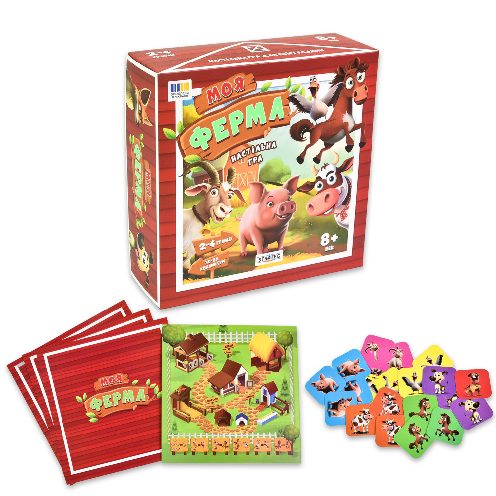 Фото Настольная игра "Моя ферма" 30435 на vchehle.ua
