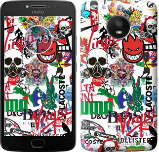 

Чохол Many different logos на Motorola Moto E4 Plus 689121