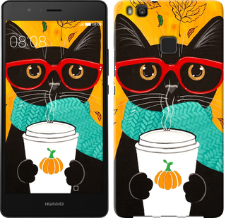 

Чехол Осенний кот для Huawei P9 Lite 639821