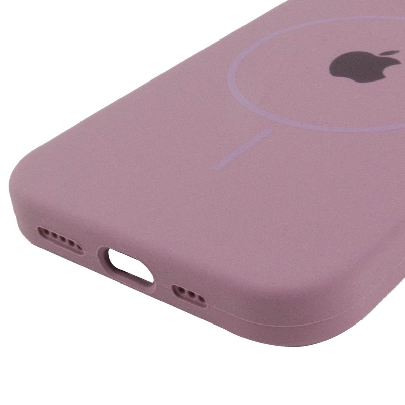 Купити Чохол Silicone Case Full Protective (AA) with Magnetic Safe на Apple iPhone 14 Plus (6.7") (Ліловий / Lilac Pride) на vchehle.ua