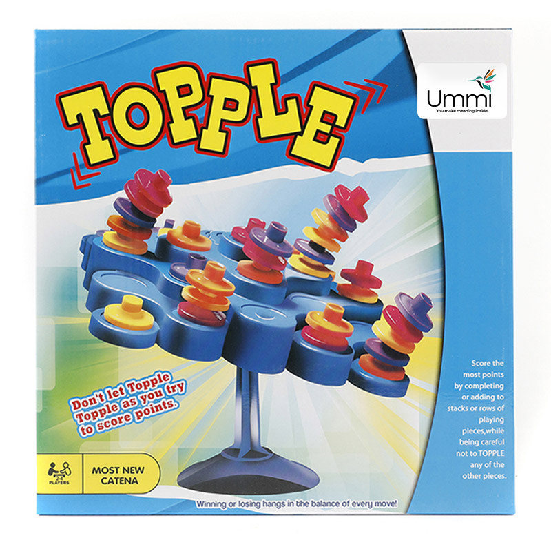 Заказать Настольная интерактивная игра Ummi 707-30 Topple Tower Game (Blue) на vchehle.ua