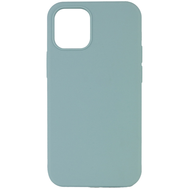 Чохол Silicone Case Full Protective (AA) NO LOGO на Apple iPhone 12 Pro / 12 (6.1") (Бірюзовий / Turquoise)