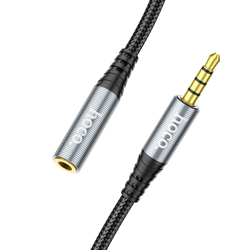 Аудио кабель Aux Hoco UPA20 (2m) (Metal gray) в магазине vchehle.ua