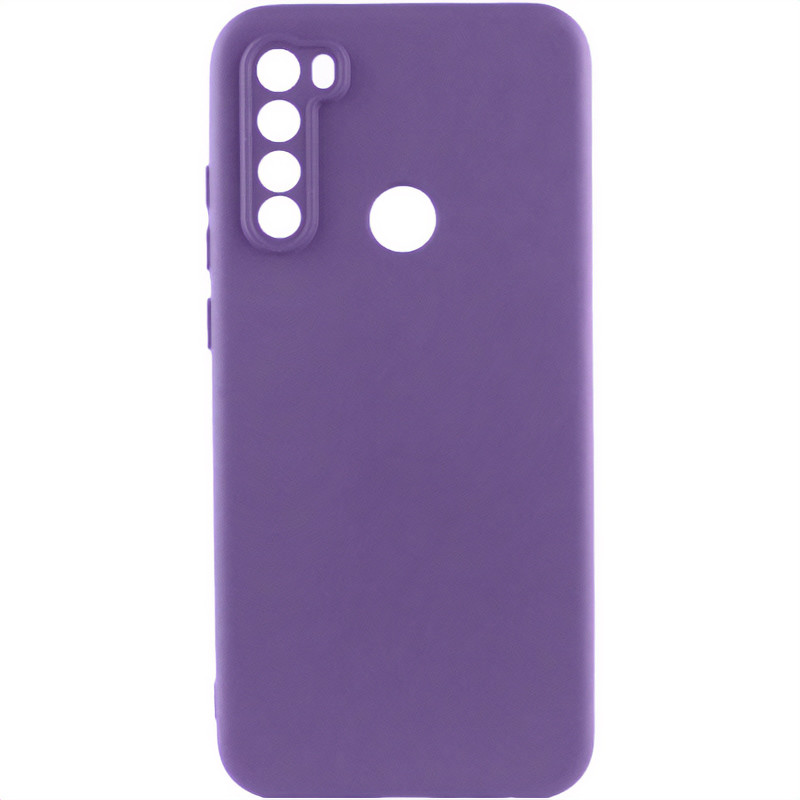 Чехол TPU GETMAN Liquid Silk Full Camera для Xiaomi Redmi Note 8T (Фиолетовый / Amethyst)