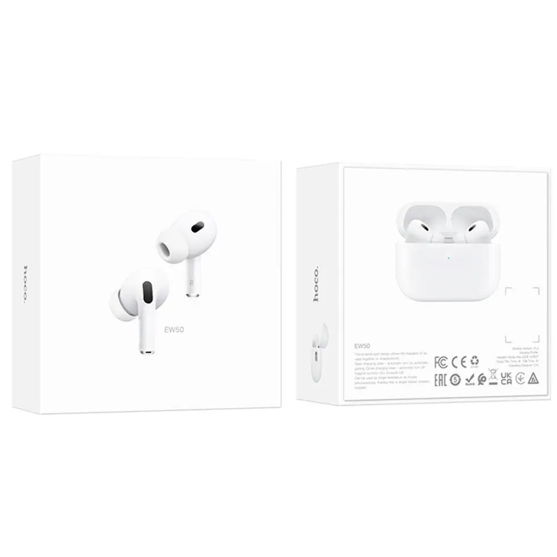 Замовити Bluetooth навушники Hoco EW50 TWS (White) на vchehle.ua