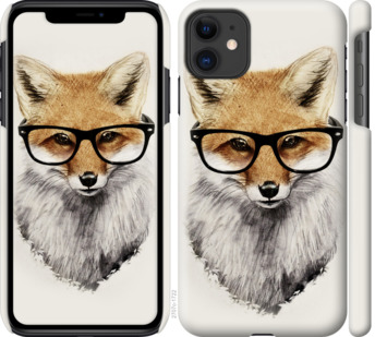 

Чехол Лис в очках для iPhone 11 777415