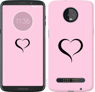 

Чехол Сердце 1 для Motorola Moto Z3 Play 911479