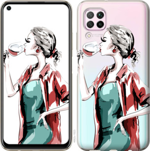 

Чохол Дівчина з келихом на Huawei P40 Lite 920048