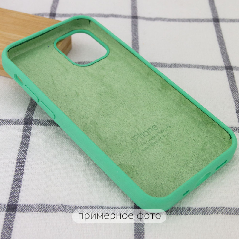 Фото Чохол Silicone Case Full Protective (AA) на Apple iPhone 16 Pro Max (6.9") (Зелений / Spearmint) в маназині vchehle.ua