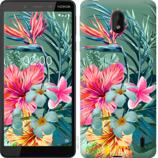 

Чохол Тропічні квіти v1 на Nokia 1 Plus 845376