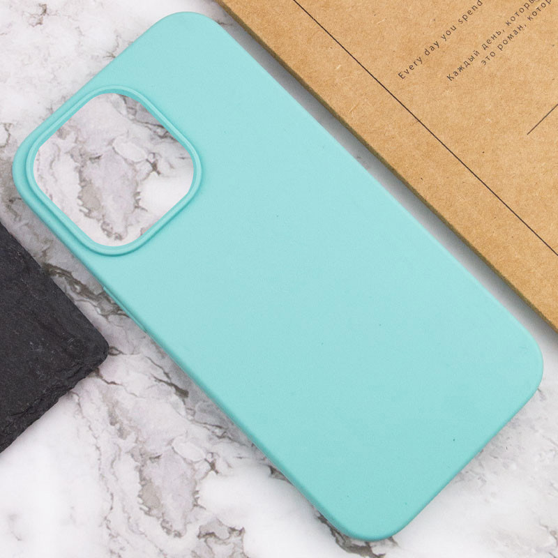 Фото Чехол Silicone Case Full Protective (AA) NO LOGO для Apple iPhone 16 Pro (6.3") (Бирюзовый / Marine Green) на vchehle.ua