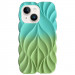TPU чохол Leaf на Apple iPhone 14 / 13 (6.1") (Marine Green / Mint)