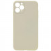 Silicone Case Square Full Camera Protective (AA) NOLOGO для Apple iPhone 11 Pro Max (6.5") (Бежевый / Antique White)