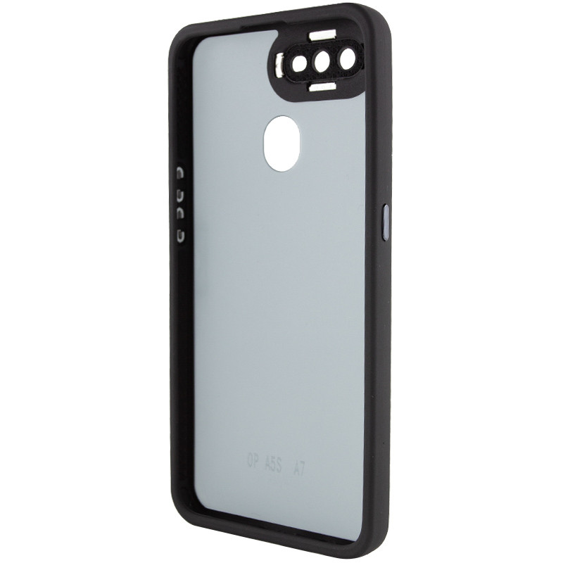 TPU+PC чохол Accent на Oppo A5s / Oppo A12 (Black) в магазині vchehle.ua