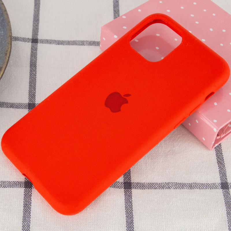 Фото Чохол Silicone Case Full Protective (AA) на Apple iPhone 11 Pro Max (6.5") (Червоний / Red) на vchehle.ua
