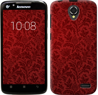 

Чехол Чехол цвета бордо для Lenovo A388t 649884