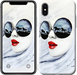 

Чехол Девушка акварелью для iPhone X (5.8") 670039