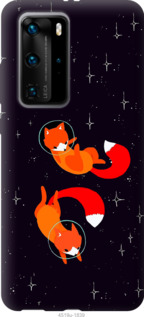 Чехол Лисички в космосе для Huawei P40 Pro Plus
