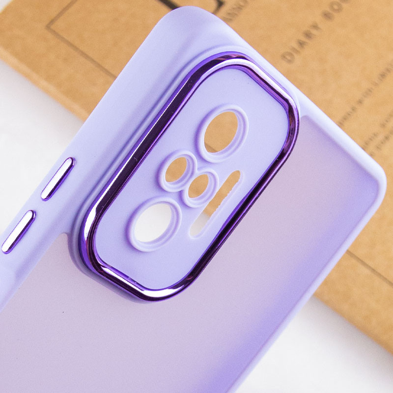 Купити TPU+PC чохол Accent на Xiaomi Redmi Note 10 Pro / 10 Pro Max (White / Purple) на vchehle.ua