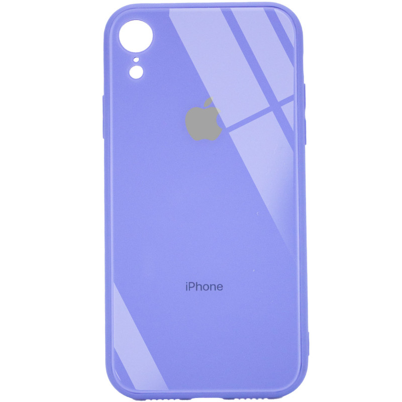 

TPU+Glass чехол GLOSSY Logo Full camera (opp) для Apple iPhone XR (6.1") (Сиреневый) 1096317