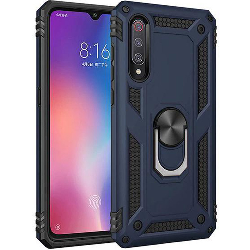 

Ударопрочный чехол Serge Ring for Magnet для Xiaomi Mi A3 (Темно-синий) 761374