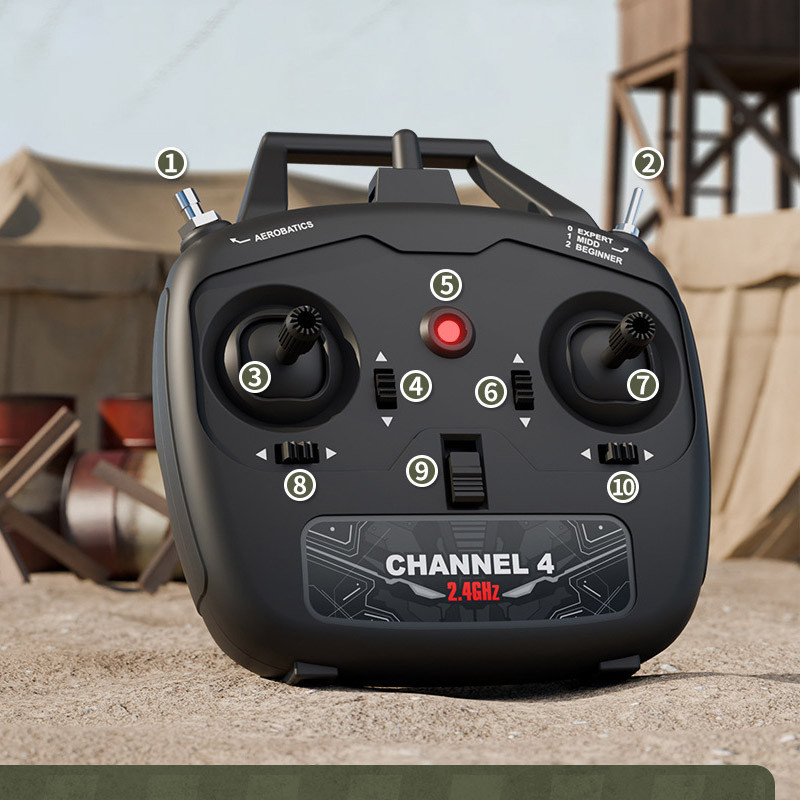 Замовити Літак на радіокеруванні SCHE W551 Four-channel Stunt Fighter (Blue) на vchehle.ua