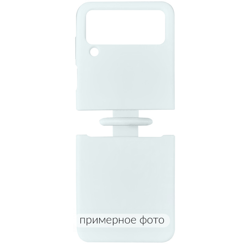 Чехол Foldables Silicone Cover Lakshmi (AAA) для Samsung Galaxy Z Flip4 (Белый / White)
