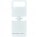 Чехол Foldables Silicone Cover Lakshmi (AAA) для Samsung Galaxy Z Flip4 (Белый / White)