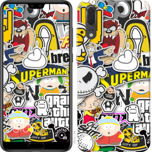 

Чехол Popular logos для Vivo V17 Neo 776438
