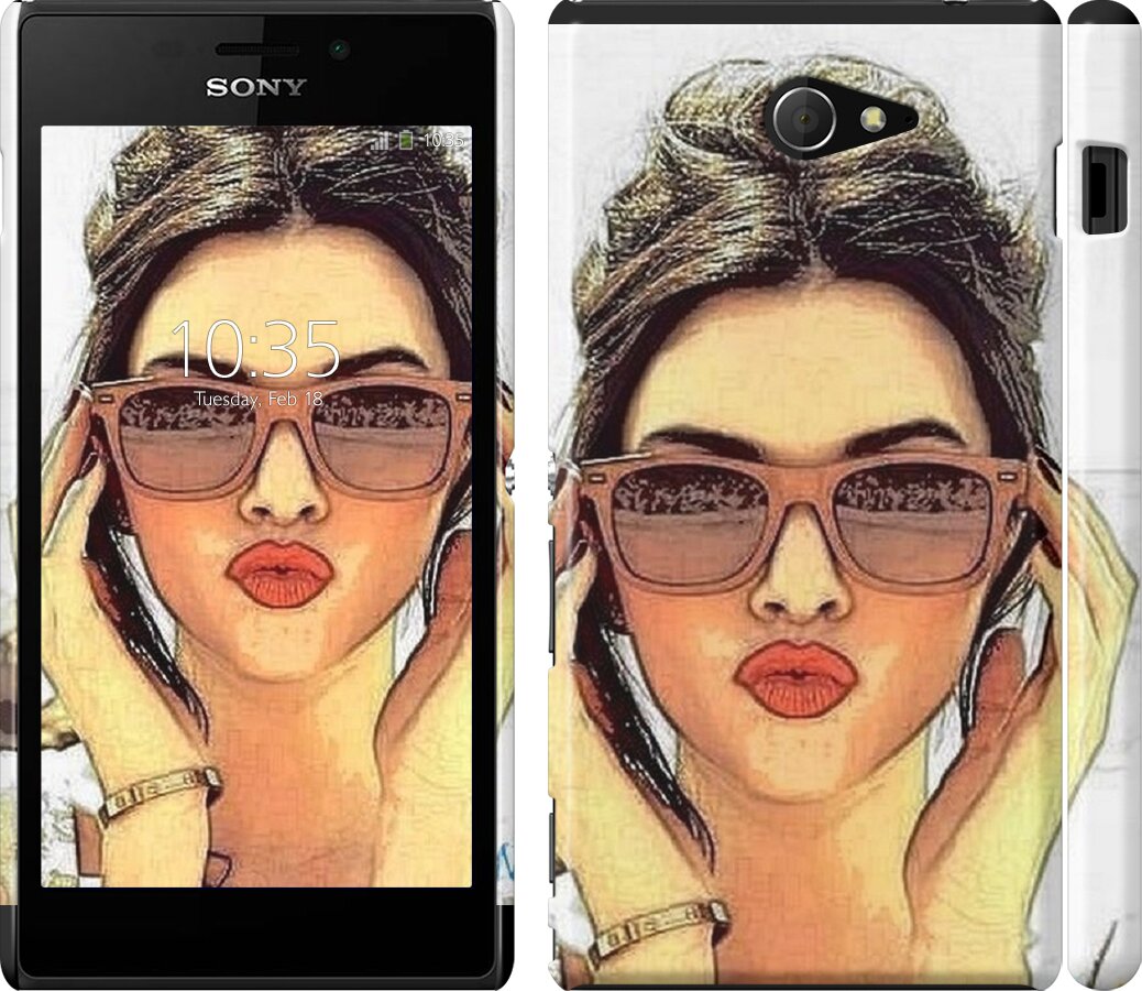 

Чохол Дiвчина_арт на Sony Xperia M2 D2305 111182