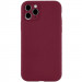 Чехол Silicone Case Full Camera Protective (AA) NO LOGO для Apple iPhone 12 Pro Max (6.7") (Бордовый / Plum)