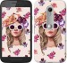 Чехол Девушка с цветами v2 для Motorola Moto G3