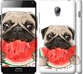 

Чехол Мопс и арбуз для Lenovo Vibe P1 843598