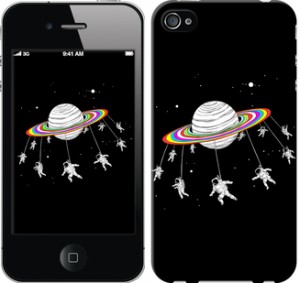 Чехол Лунная карусель для iPhone 4