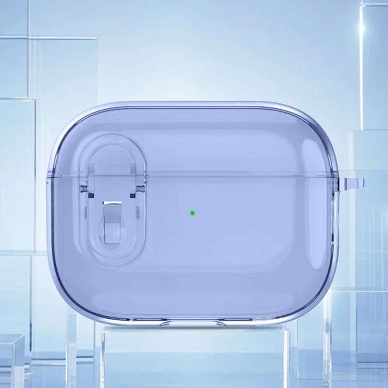 Фото Футляр TPU Colorful для наушников Airpods Pro (Blue) на vchehle.ua