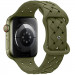 Фото Ремінець Hoco WA16 Flexible series Apple watch (38/40/41mm) (Olive Green) на vchehle.ua
