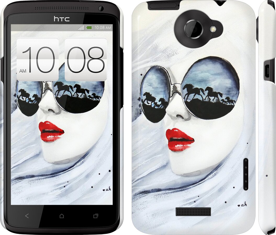 

Чехол Девушка акварелью для HTC One X 89792
