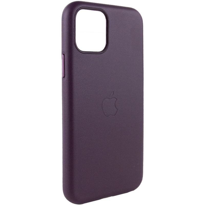 Фото Шкіряний чохол Leather Case (AA Plus) на Apple iPhone 11 Pro Max (6.5") (Dark Cherry) на vchehle.ua