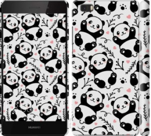 Чехол Панды для Huawei Ascend P8 Lite