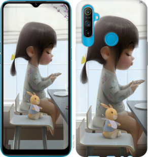 

Чохол Мила дівчинка з зайчиком на Realme C3 932892
