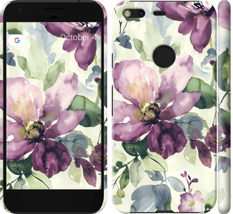 

Чохол Квіти аквареллю на Google Pixel XL 297081