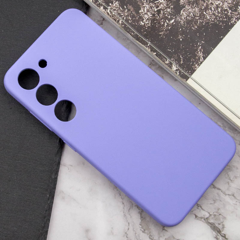 Купити Чохол Silicone Cover Lakshmi Full Camera (AAA) на Samsung Galaxy S22 (Бузковий / Dasheen) на vchehle.ua