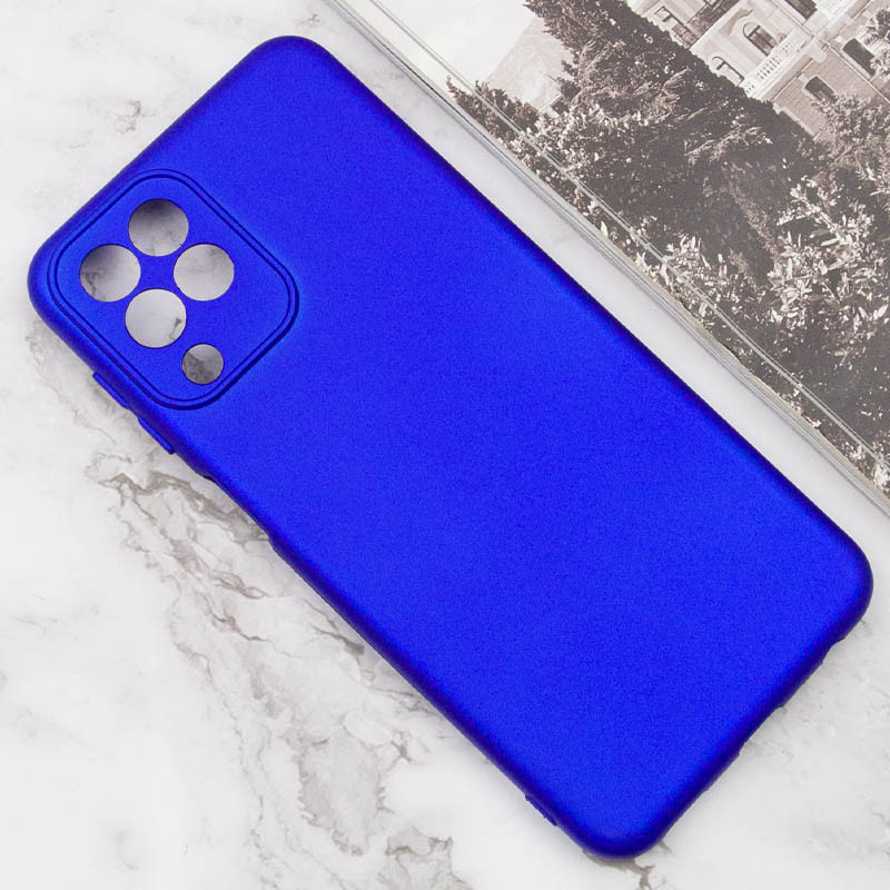 Чохол Silicone Cover Lakshmi Full Camera (AA) на Samsung Galaxy A12 (Синій / Iris) в магазині vchehle.ua