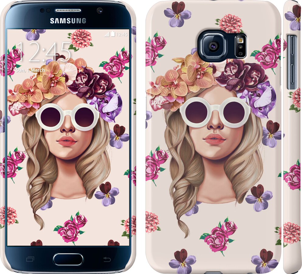 

Чохол Дівчина з квітами v2 на Samsung Galaxy S6 G920 190136