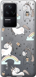 

Чехол Единорог и кофе для Xiaomi Redmi K40S 1607281