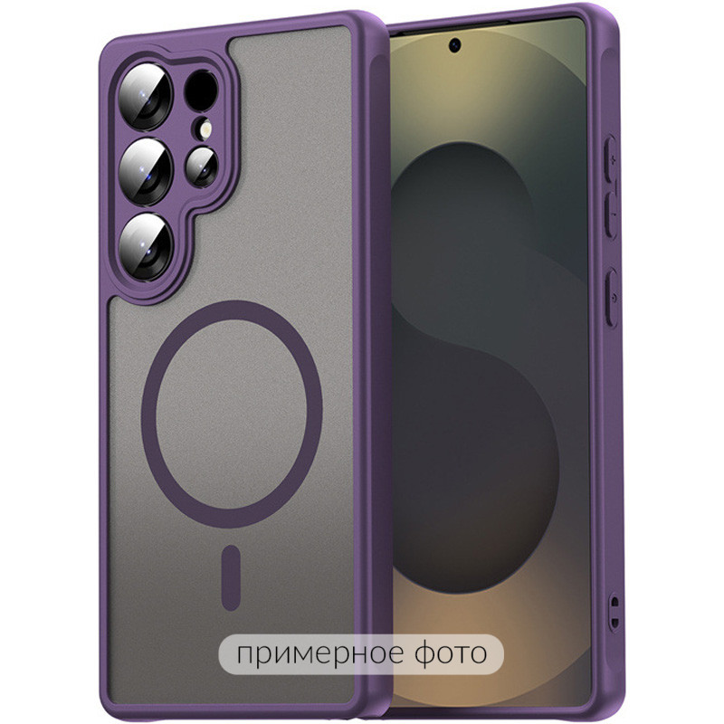 Чехол TPU Bloom with Magnetic Safe для Xiaomi Redmi 14C / A4 / Poco C75 / Poco M7 (Purple)